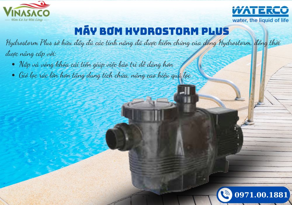 Máy bơm bể bơi Waterco Hydrostorm Plus