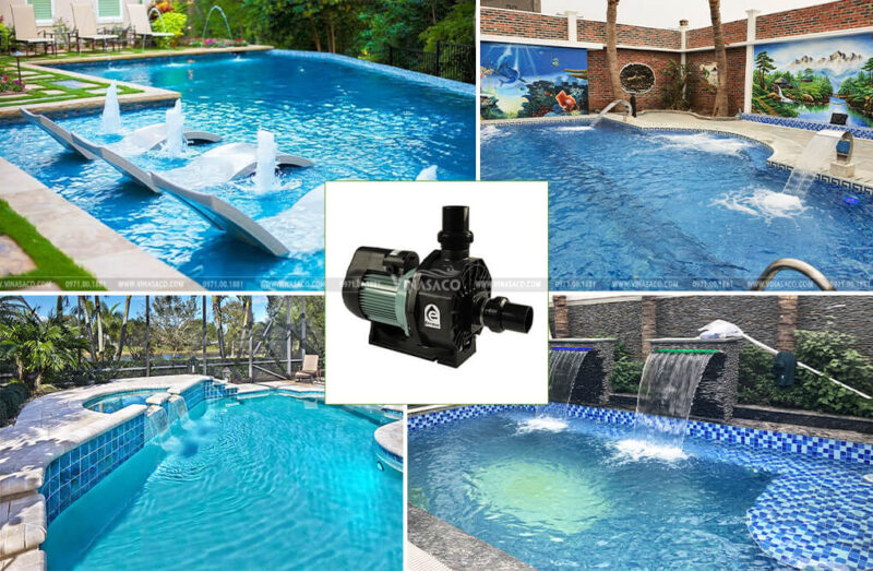 Emaux SR được lắp đặt cho các bể bơi kinh doanh, bể quy mô lớn