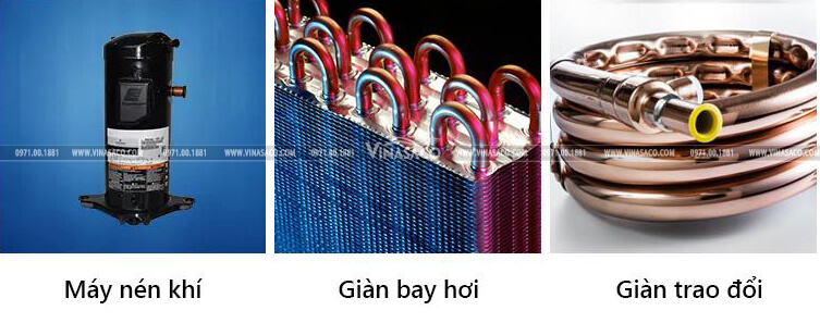 Một số bộ phận nổi bật của thiết bị bơm nhiệt Midas