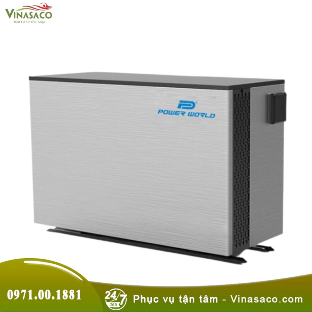 Máy bơm nhiệt bể bơi Power World R32 Inverter Quiet Series