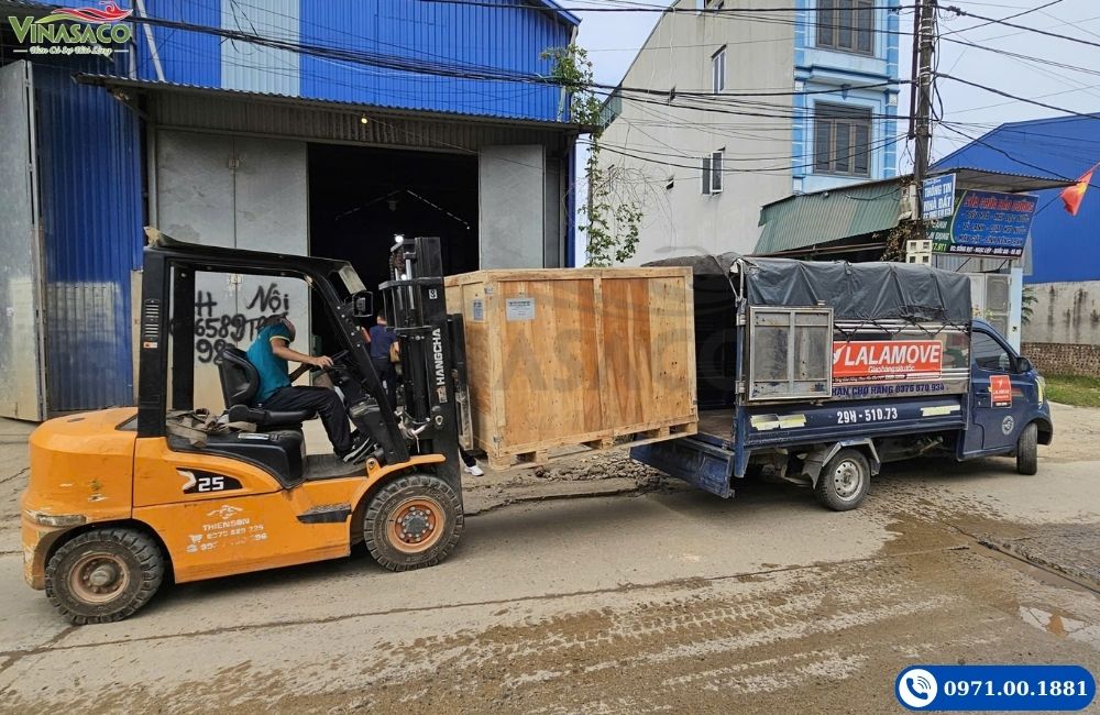 Hình ảnh giao máy cấp nhiệt bể bơi Power World R410A của vinasaco