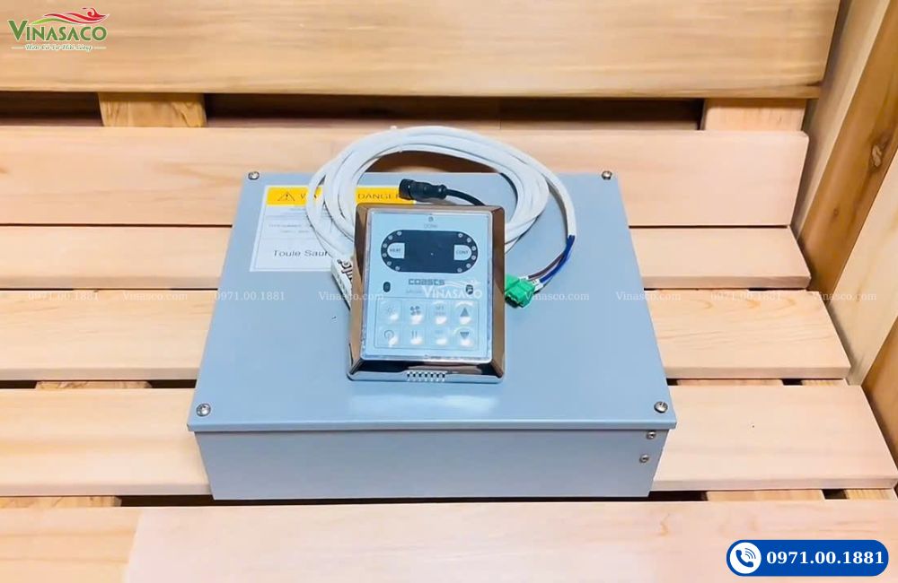 Hộp cầu đấu và bảng điều khiển máy xông hơi Coasts LD