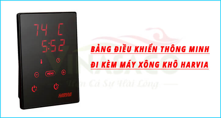 Bảng điều khiển máy xông khô tích hợp đầy đủ chức năng