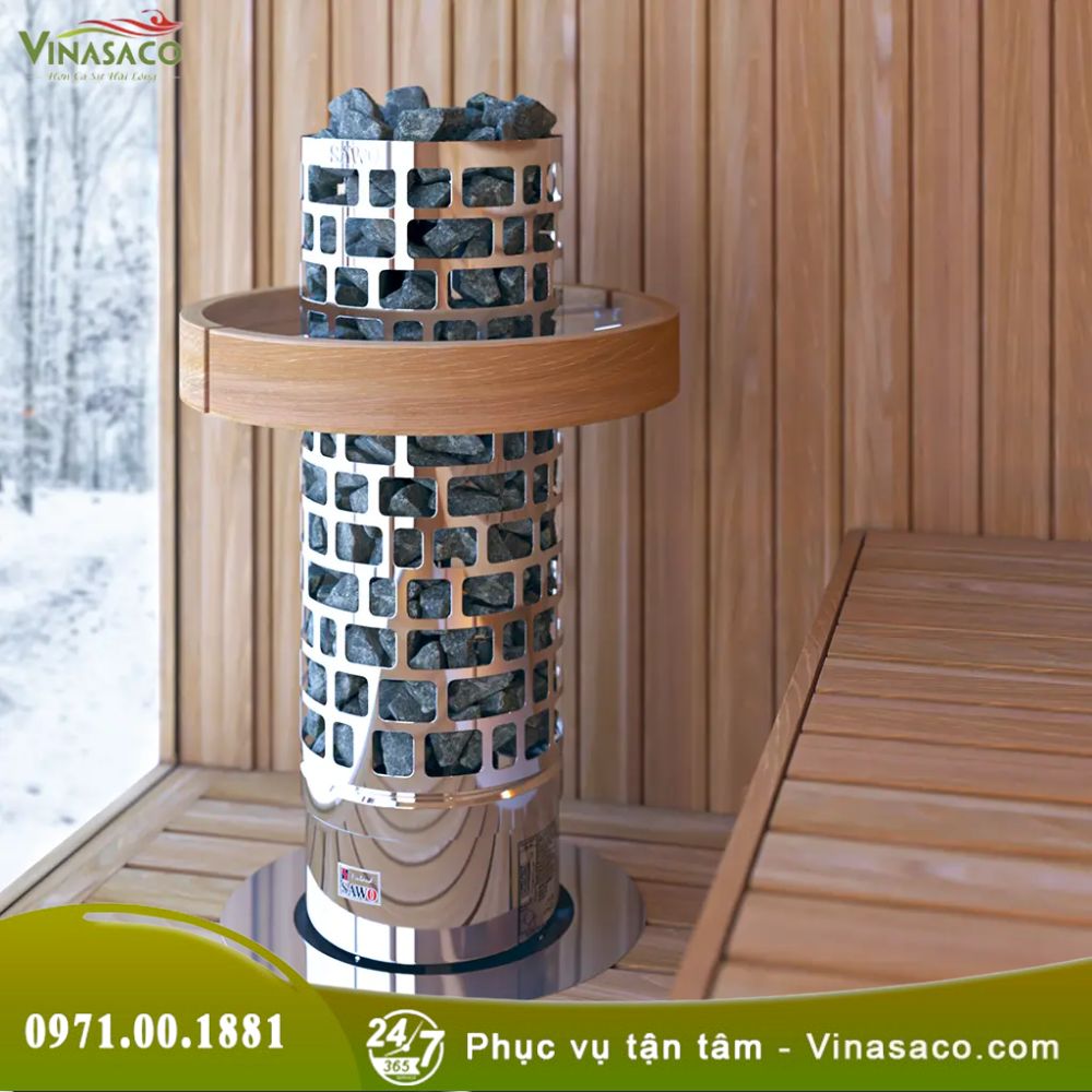 Máy xông hơi khô Sawo&nbsp;Aries Round