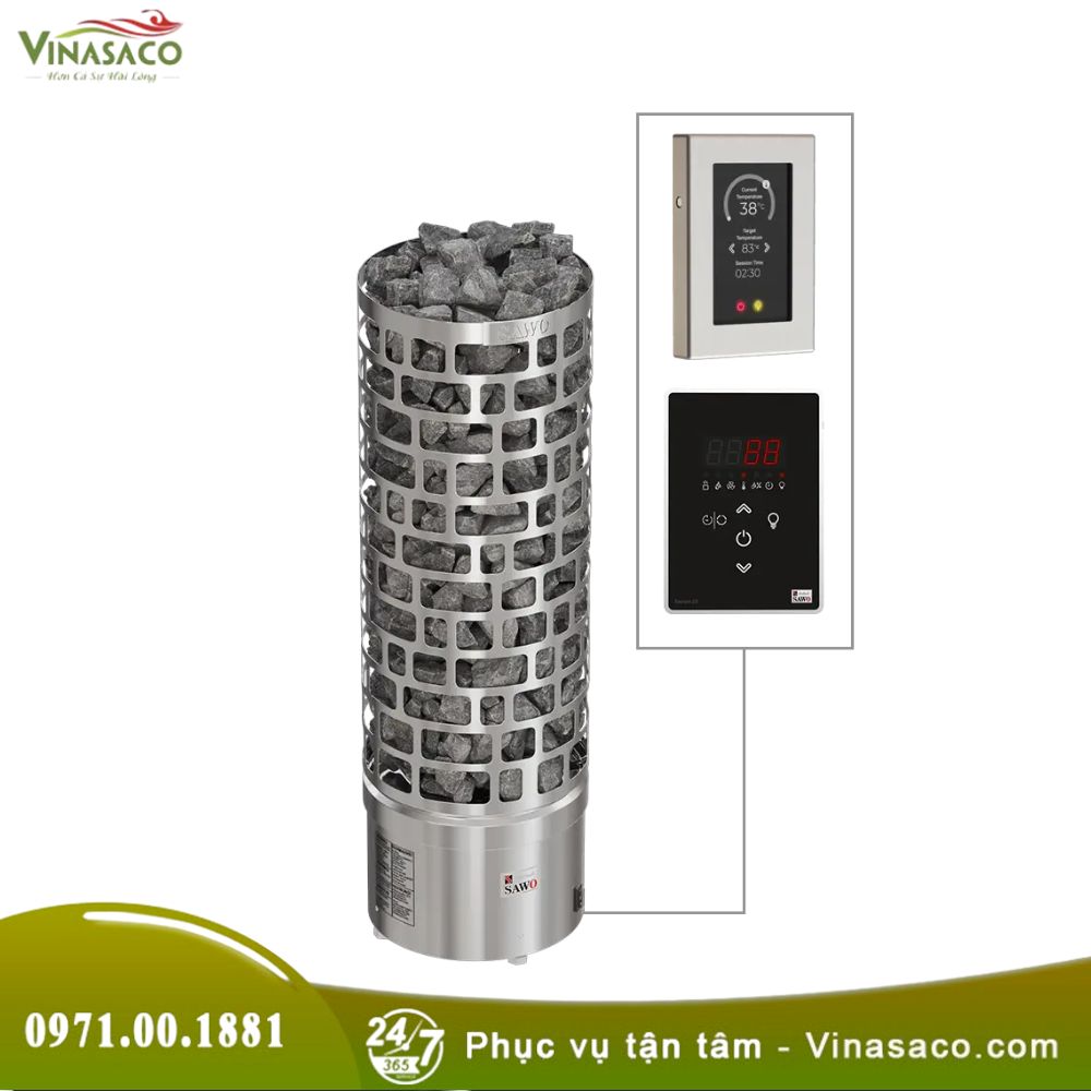 Máy xông hơi khô Sawo&nbsp;Aries Round