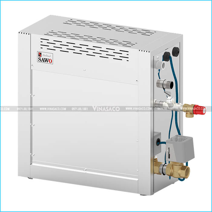 Thiết bị có vỏ 100% được làm bằng inox sáng bóng, đảm bảo độ vững chãi, vận hành khỏe