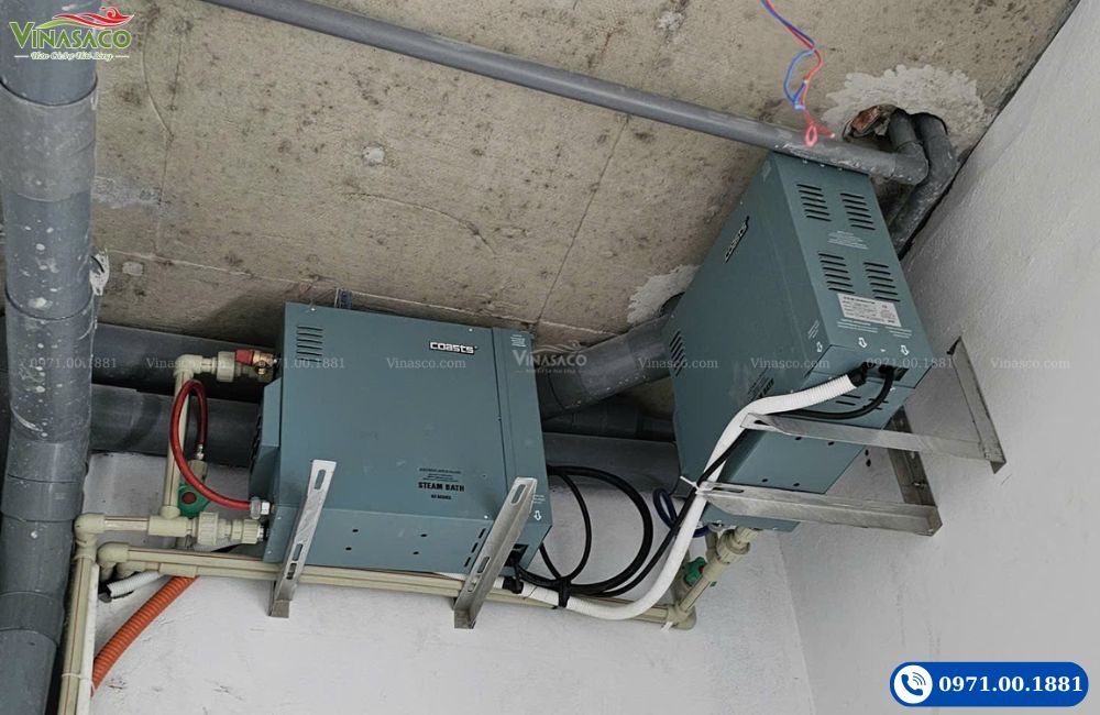 Lắp đặt máy xông hơi ướt Coast