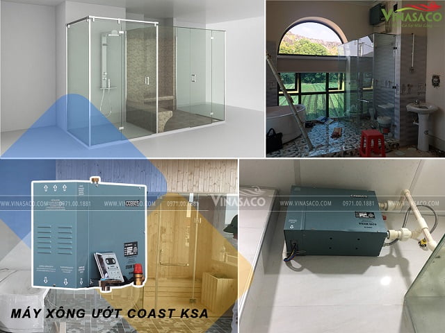 ứng dụng của máy xông hơi ướt coast ksa