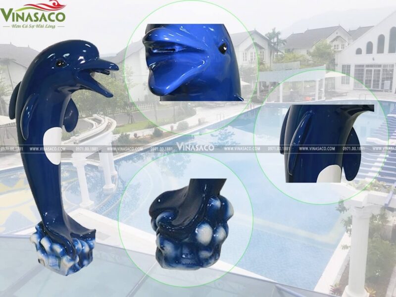 Cấu tạo của cá heo phun nước -hạng mục trang trí bể bơi chuyên dụng