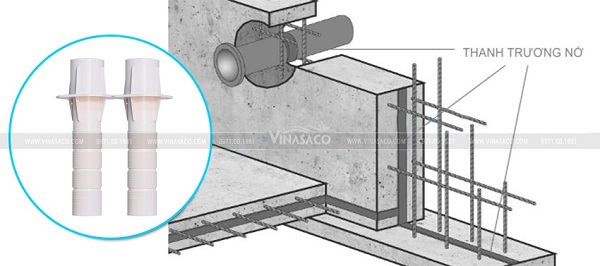 cấu tạo ống nối xuyên thành bể bơi