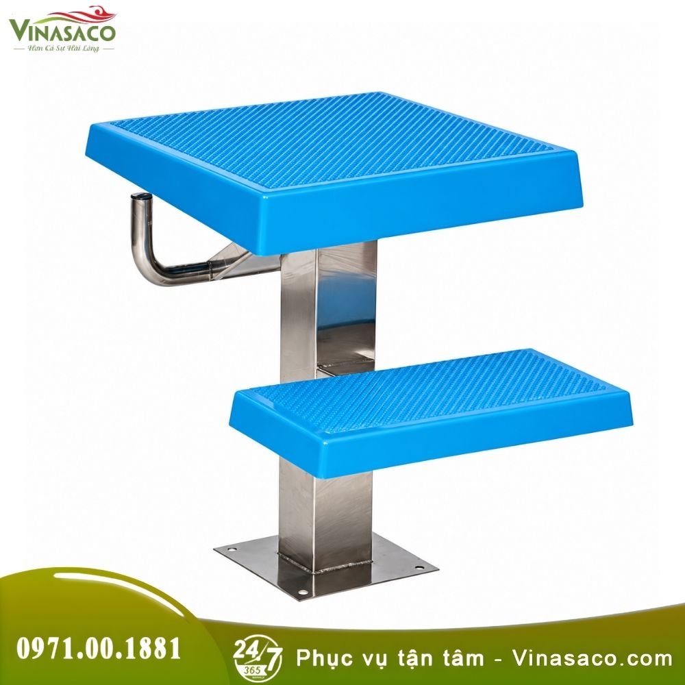 Bục Xuất Phát Bể Bơi 2 Bậc