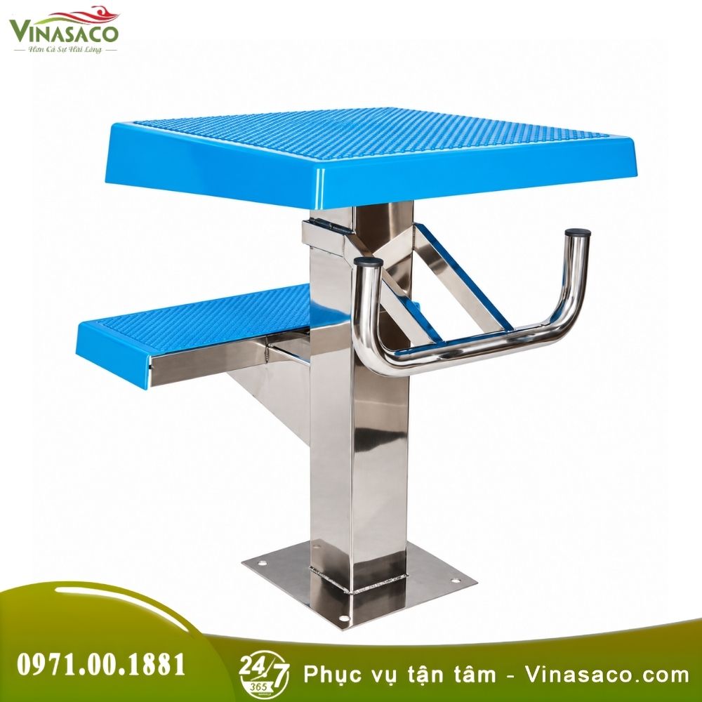 Bục Xuất Phát Bể Bơi 2 Bậc