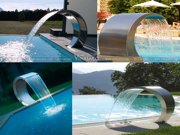 Cây phun nước massage dạng vòm được ứng dụng rộng rãi trong nhiều công trình