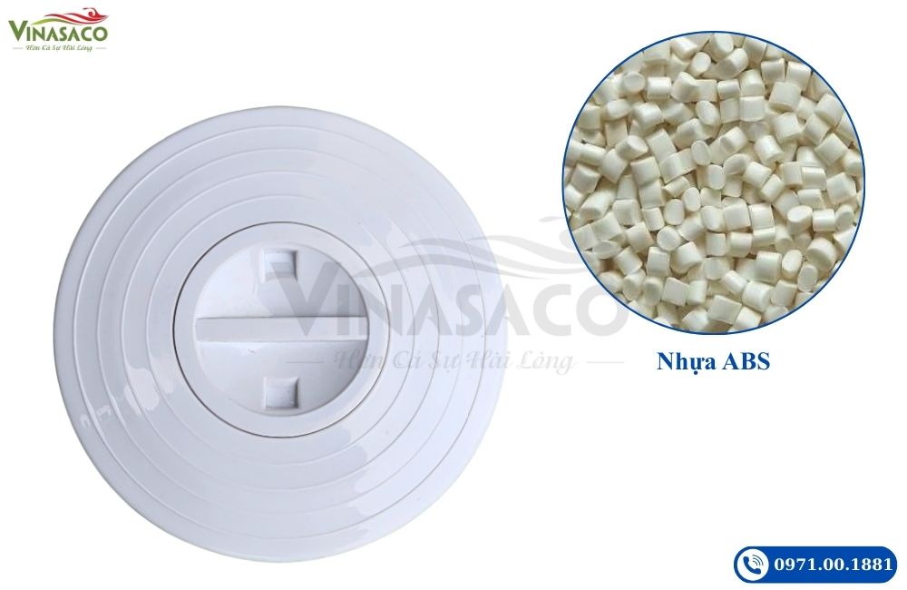 Đầu hút vệ sinh bể bơi được làm bằng vật liệu nhựa ABS cao cấp