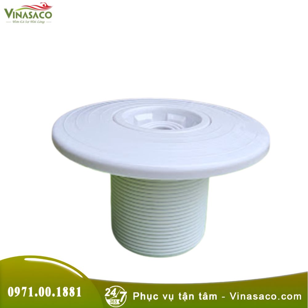 Đầu trả nước bể bơi D60 có ren