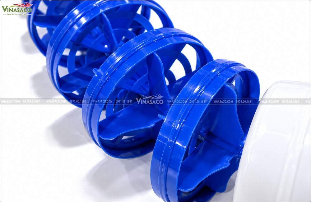 dây phao chia làn hồ bơi màu xanh thực tế
