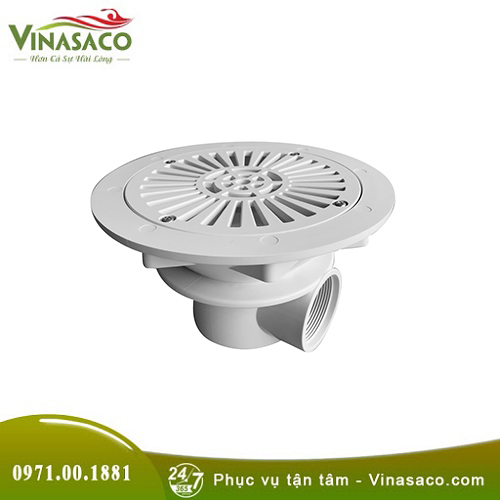 Hộp thu đáy bể bơi nắp tròn