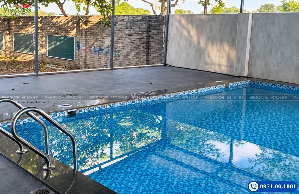 skimmer bể bơi homestay villa
