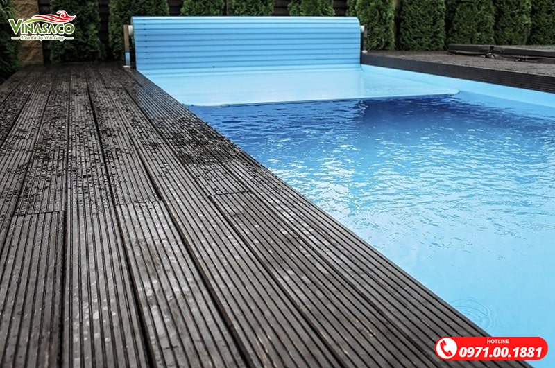 Chiếm ít không gian diện tích lưu trữ tại bể bơi