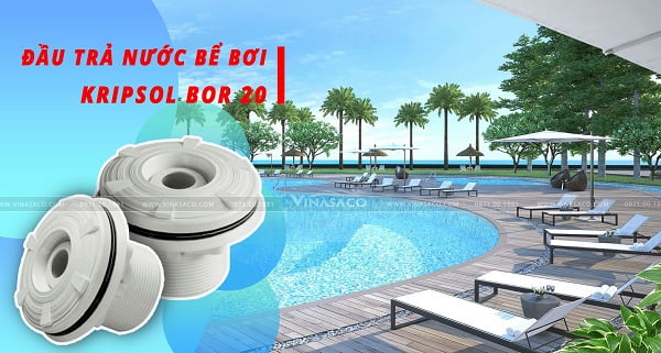 đầu trả nước bể bơi