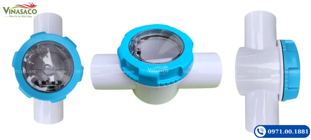 Van một chiều bể bơi lắp trong suốt