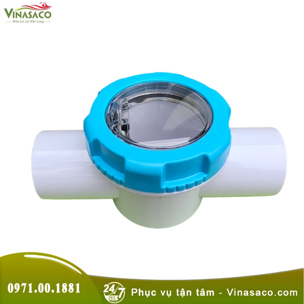 Van một chiều bể bơi lắp trong suốt