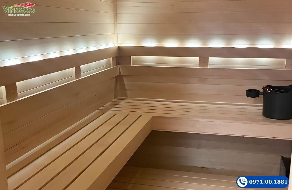 Phòng xông hơi hỗ Hemlock nhập khẩu