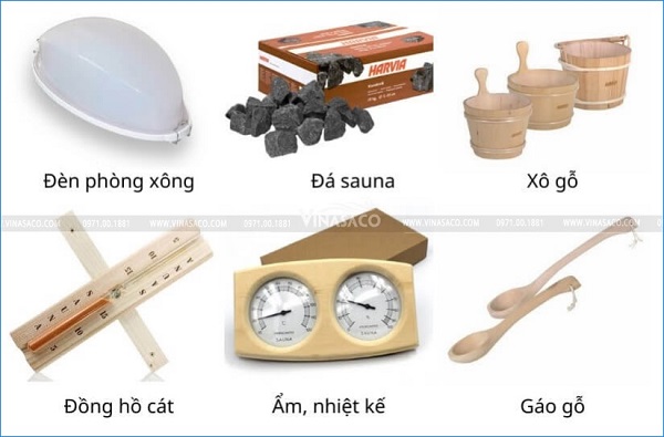 Xô gáo gỗ phòng xông hơi khô Harvia
