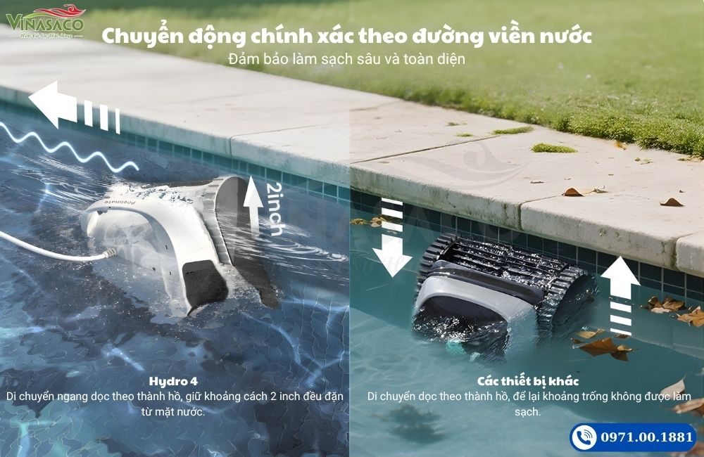 Robot vệ sinh bể bơi Poolmate Hydro 6