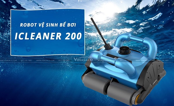 robot vệ sinh bể bơi icleaner 200