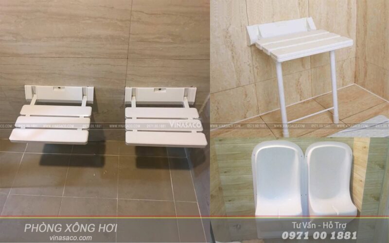 Một vài mẫu ghế cho phòng xông ướt