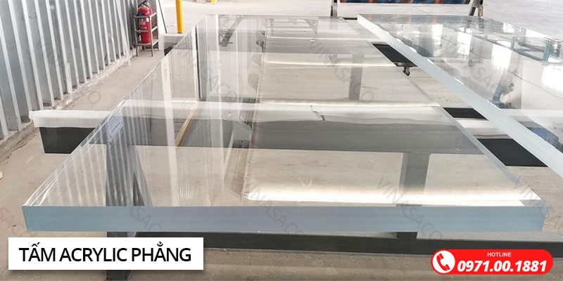 Tấm nhựa Acrylic bể bơi trong suốt - dạng cán phẳng