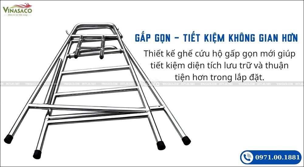 Ghế cứu hộ bể bơi có thể gấp gọn