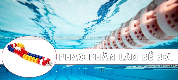 Phao phân làn bể bơi