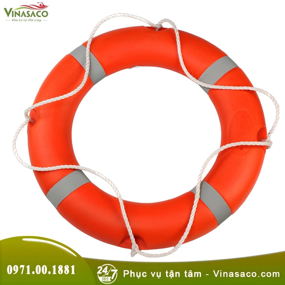 Phao Tròn Cứu Hộ Bằng Nhựa PE
