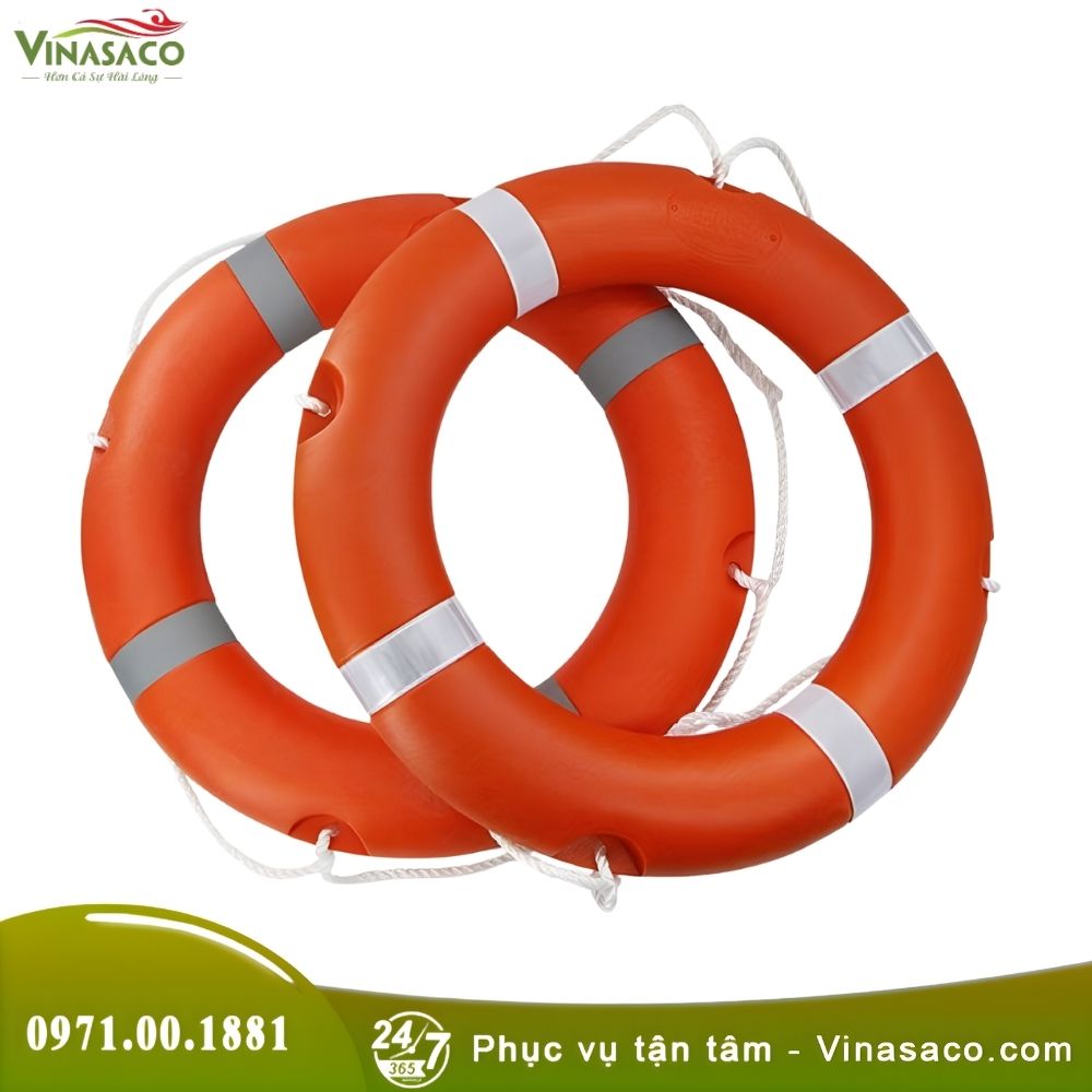 Phao Tròn Cứu Hộ Bằng Nhựa PE