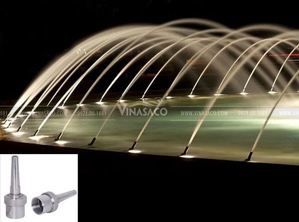 đầu phun nước dạng tia