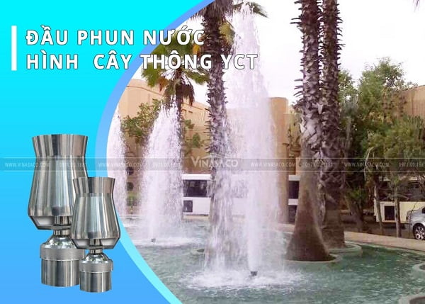 Đầu phun nươc hình cây thông