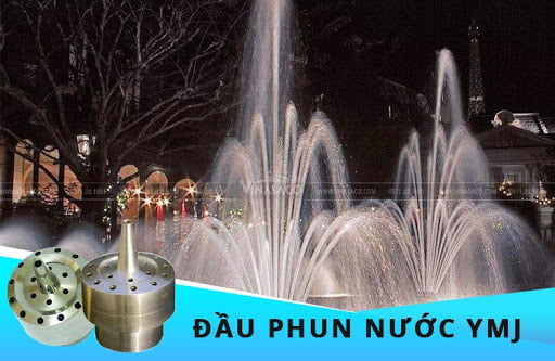 đầu phun nước nhiều tia 3 tầng