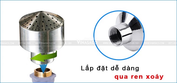 đầu phun nước pháo hoa