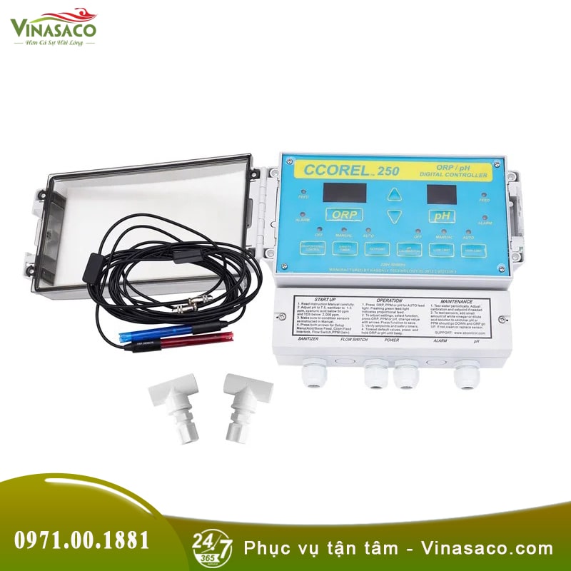 Bảng điều khiển bộ châm hóa chất bể bơi CCorel tự động