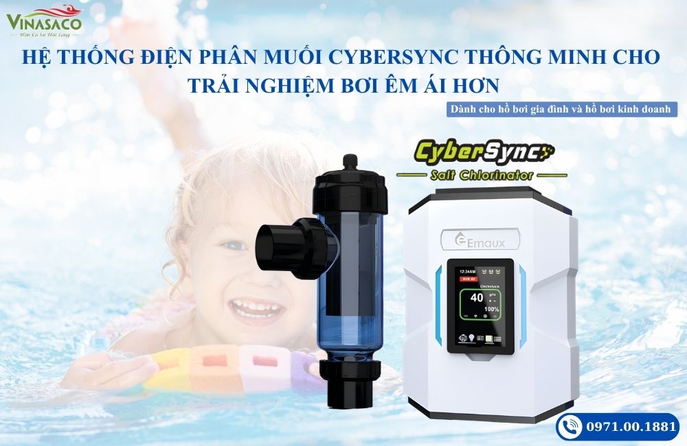 Bộ điện phân muối Emaux CyberSync