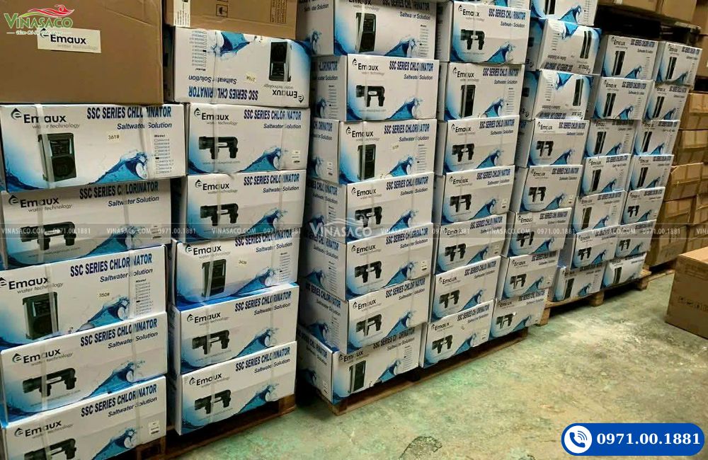 máy điện phân muối Emaux SSC sẵn hàng tại kho Vinasaco
