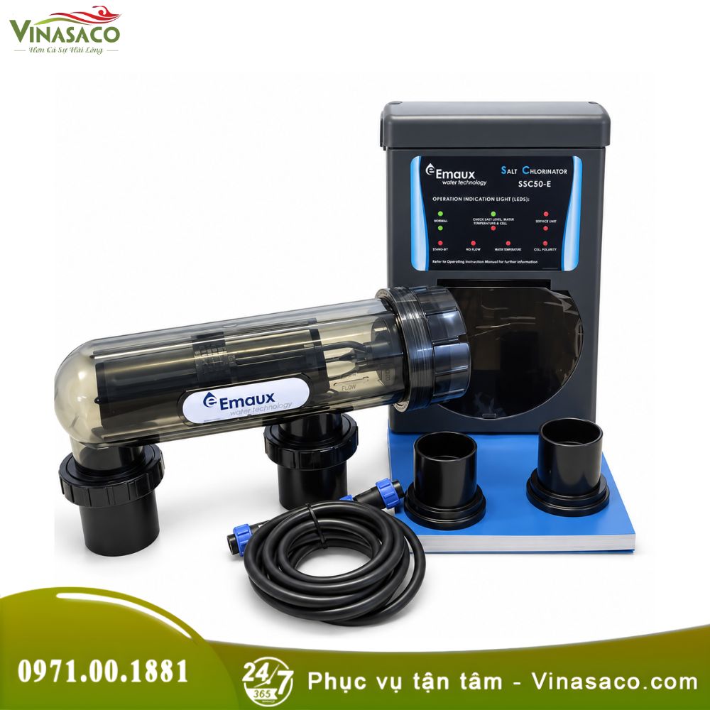 Máy Điện Phân Muối Bể Bơi Emaux SSC Series