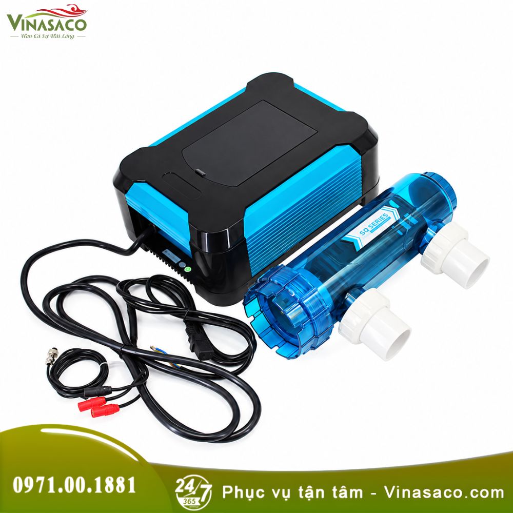 Máy Điện Phân Muối Bể Bơi Laswim SQ (Cải Tiến)