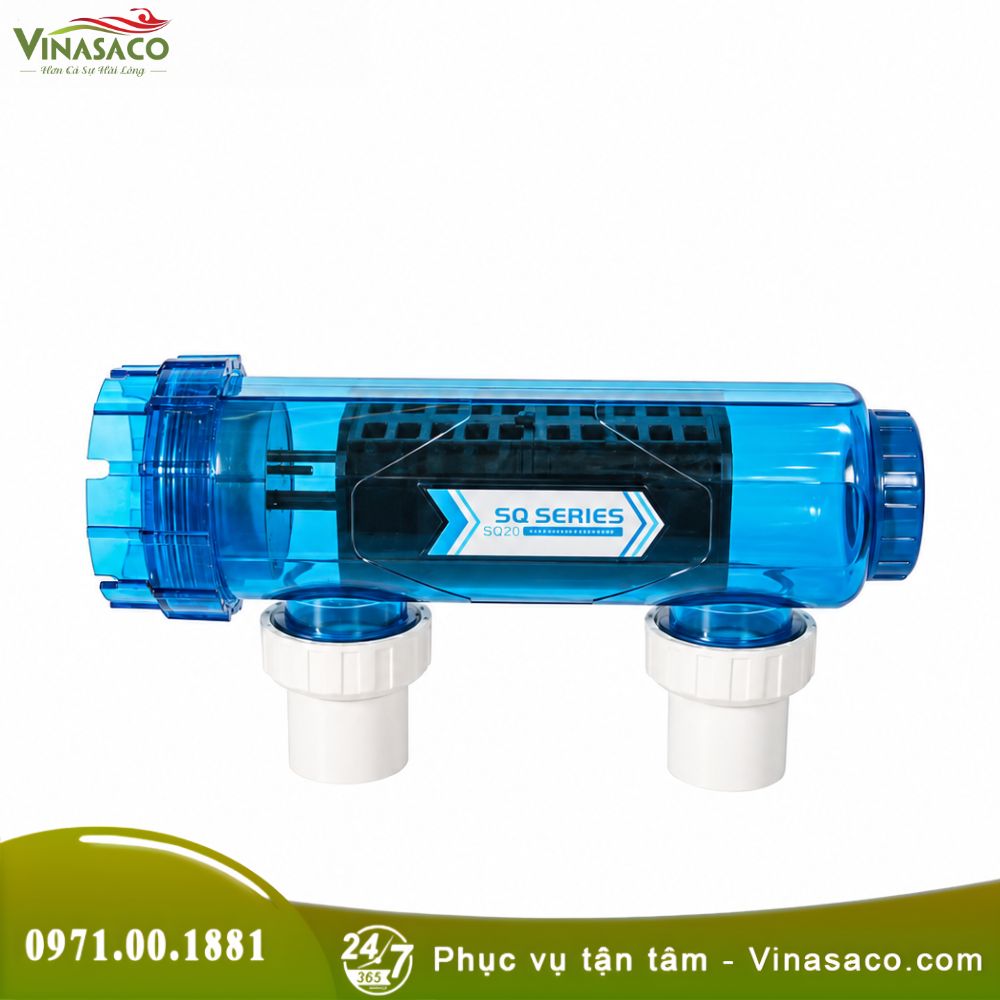 Máy Điện Phân Muối Bể Bơi Laswim SQ (Cải Tiến)