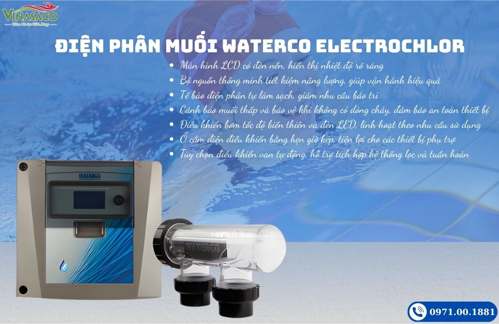 Điện phân muối Waterco Electrochlor