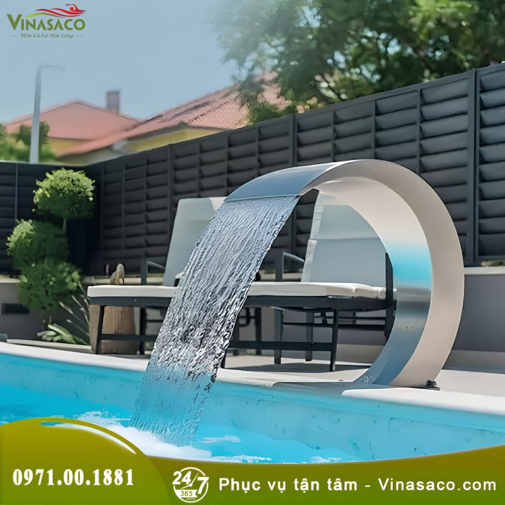 Thác Nước Bể Bơi Dạng Vòm (HG05)