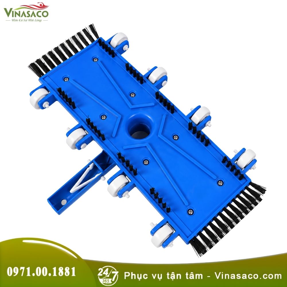 Bàn Hút Vệ Sinh Bể Bơi Nhựa 8 Bánh – Hút Cặn Đáy Hồ