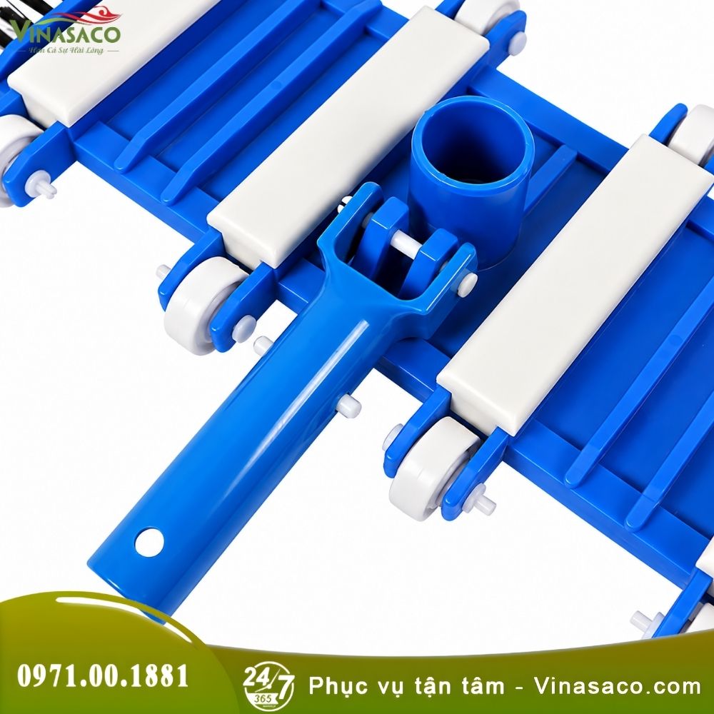 Bàn Hút Vệ Sinh Bể Bơi Nhựa 8 Bánh – Hút Cặn Đáy Hồ